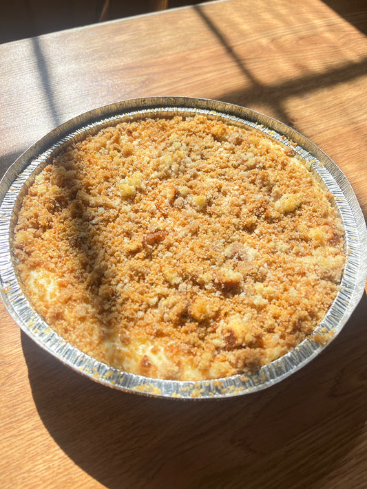Oatmeal Crumble Cheesecake (8in)